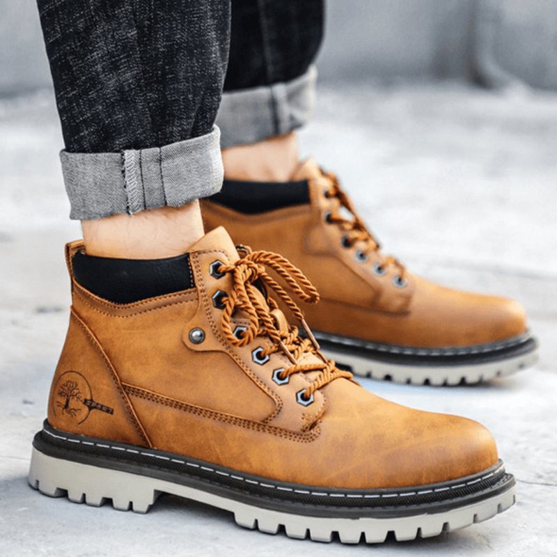 Bota Masculina Casual Ankle Carbon