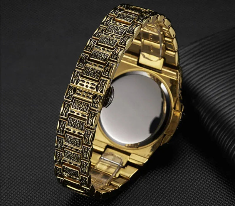 Relógio Masculino Quartz Luxury