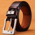 Cinto Masculino de Couro Legítimo Buckled